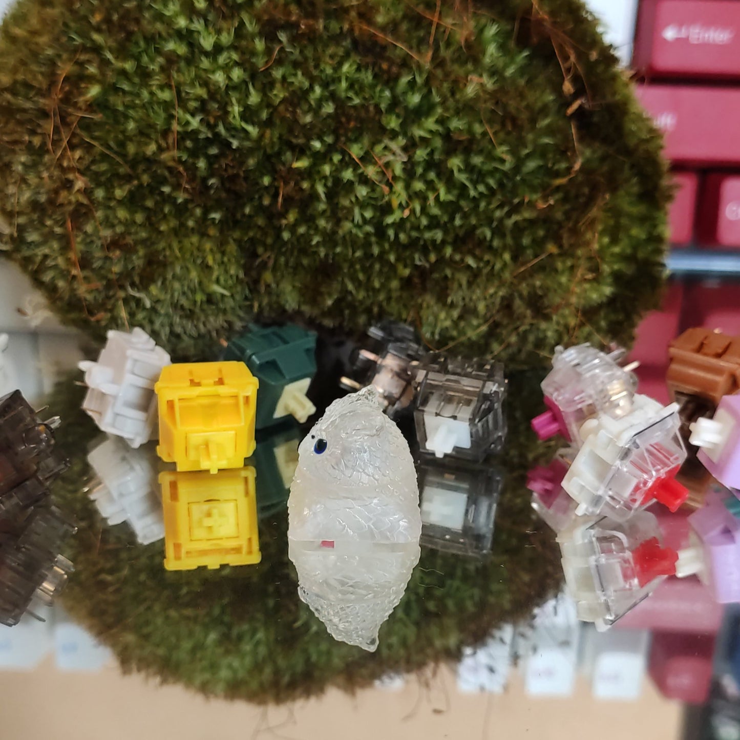 Owl artisan keycap #41