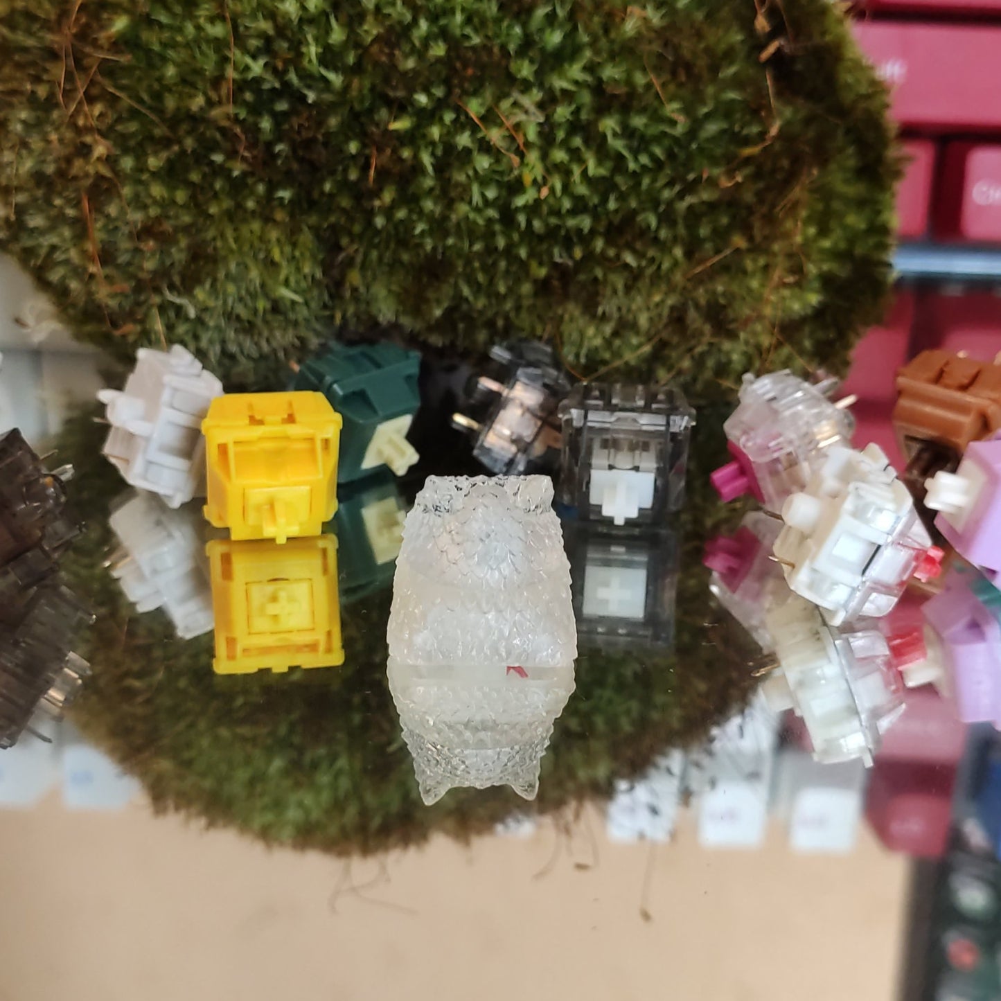 Owl artisan keycap #41