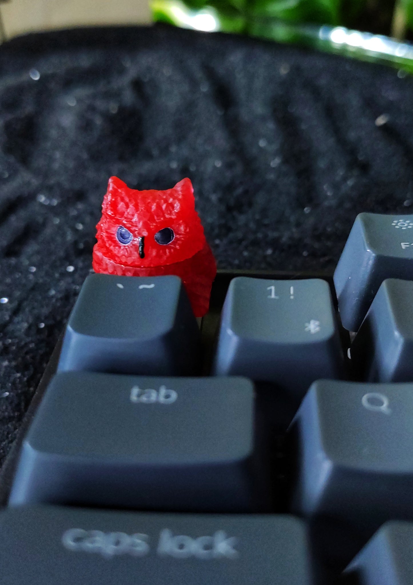 Owl artisan keycap #64
