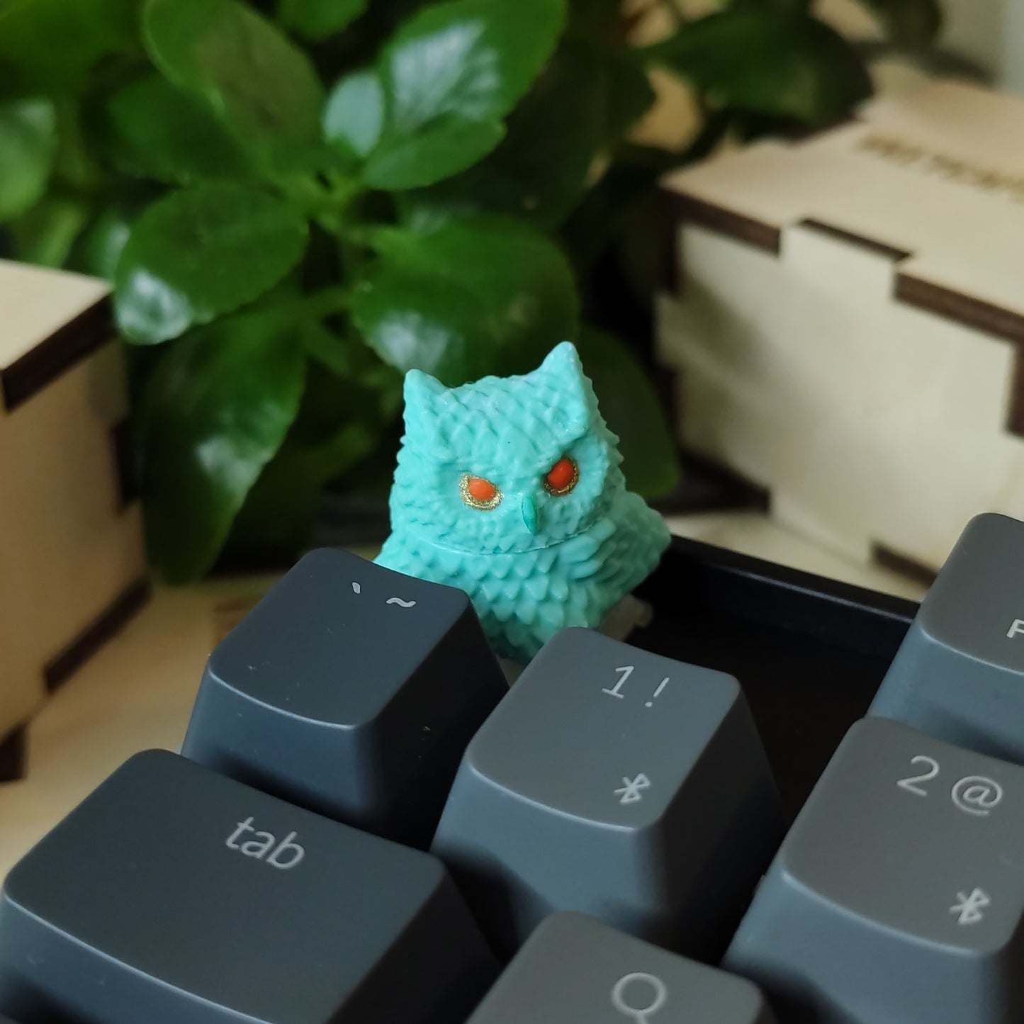 Owl artisan keycap #66