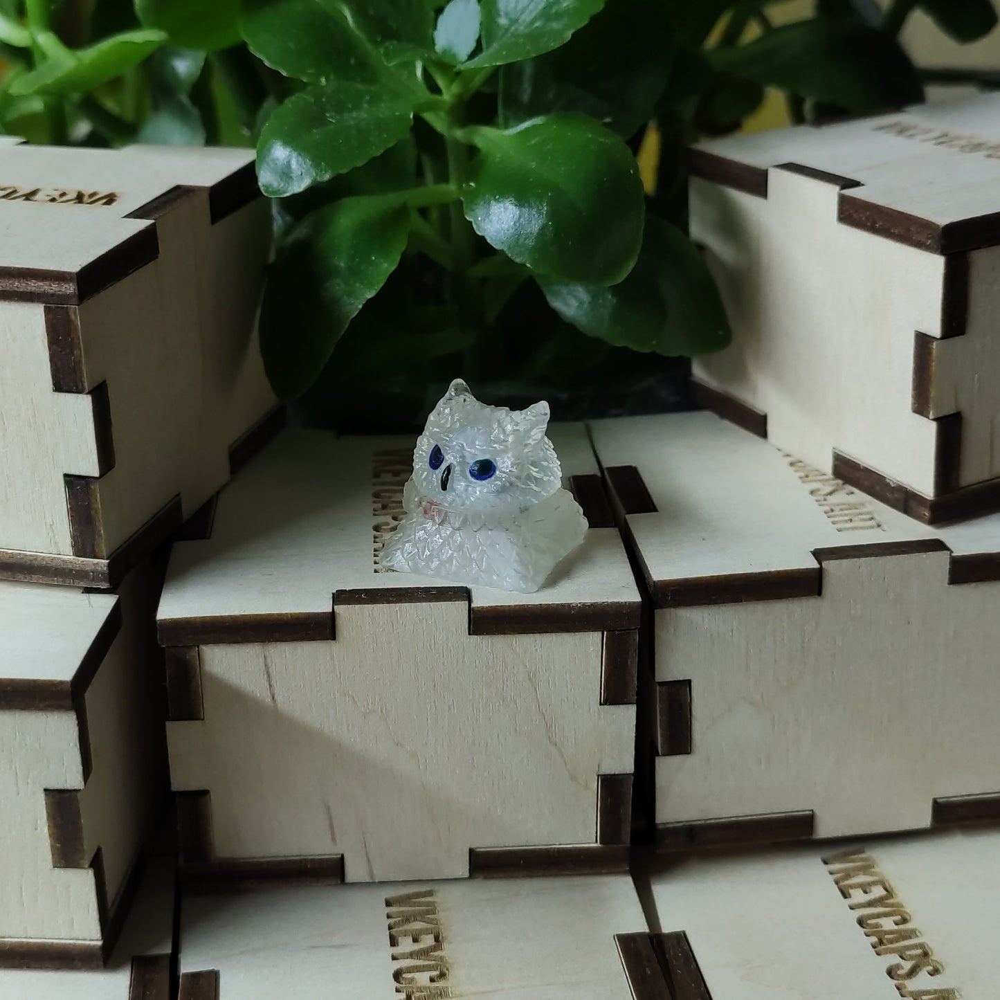 Owl artisan keycap #41