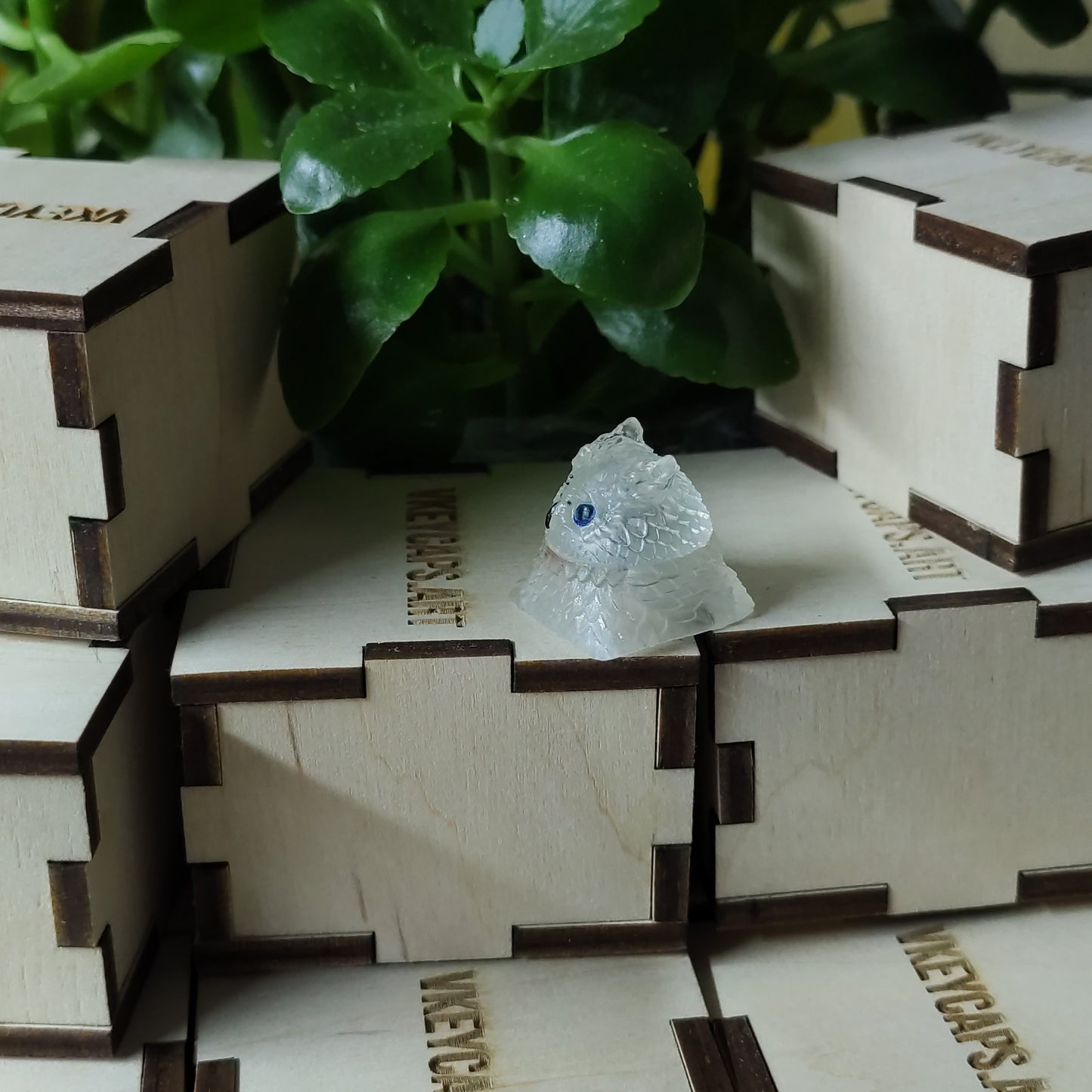 Owl artisan keycap #41