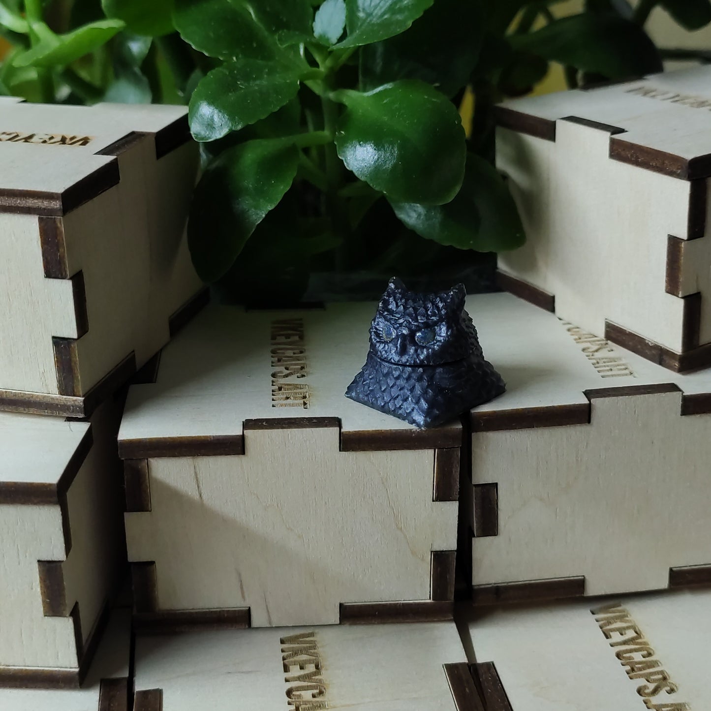 Owl artisan keycap #50
