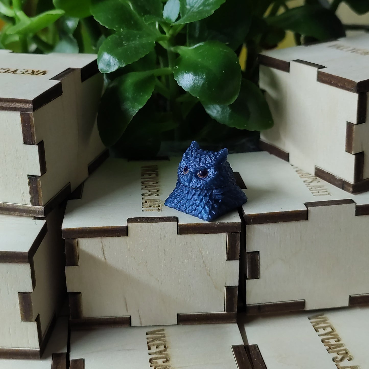 Owl artisan keycap #44