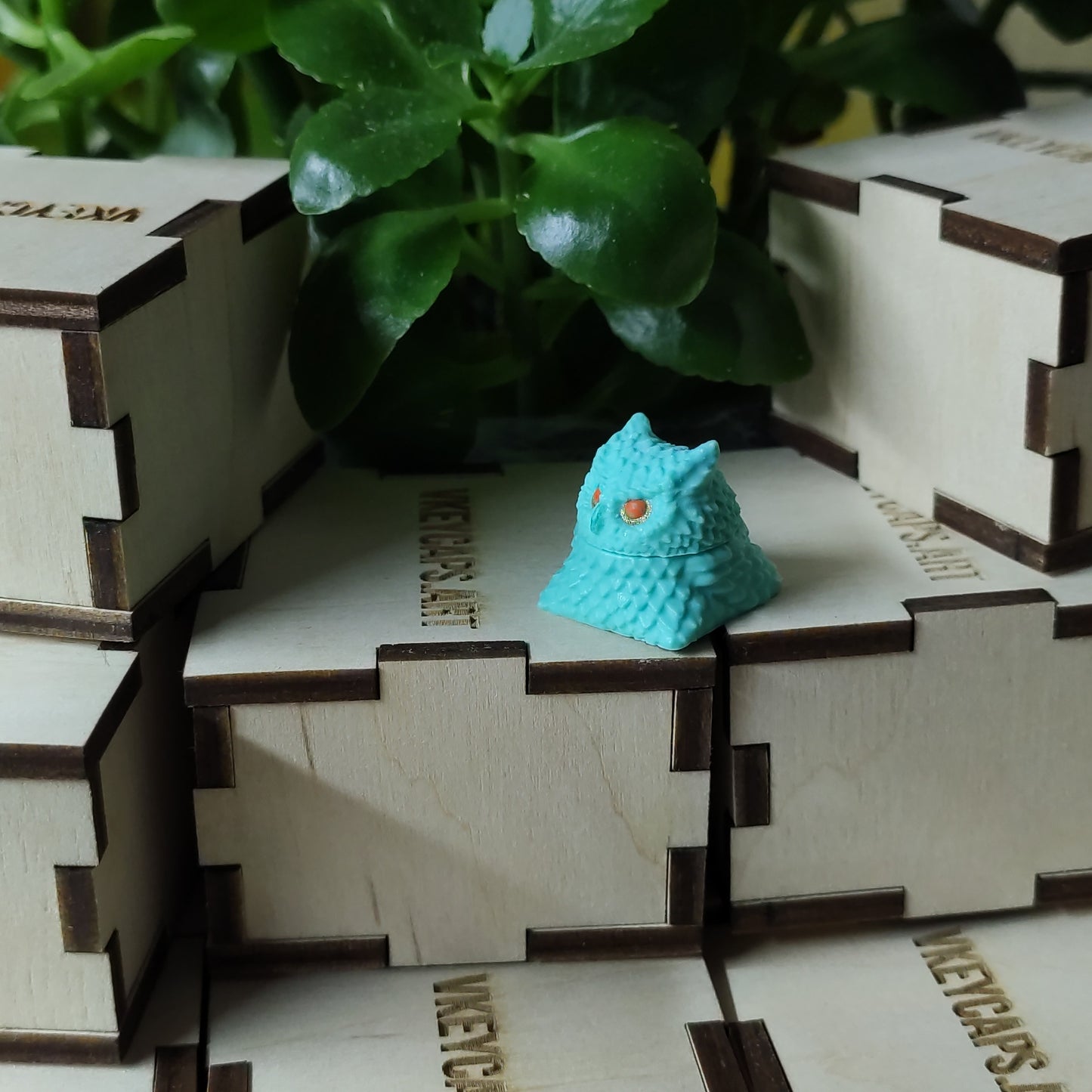 Owl artisan keycap #66