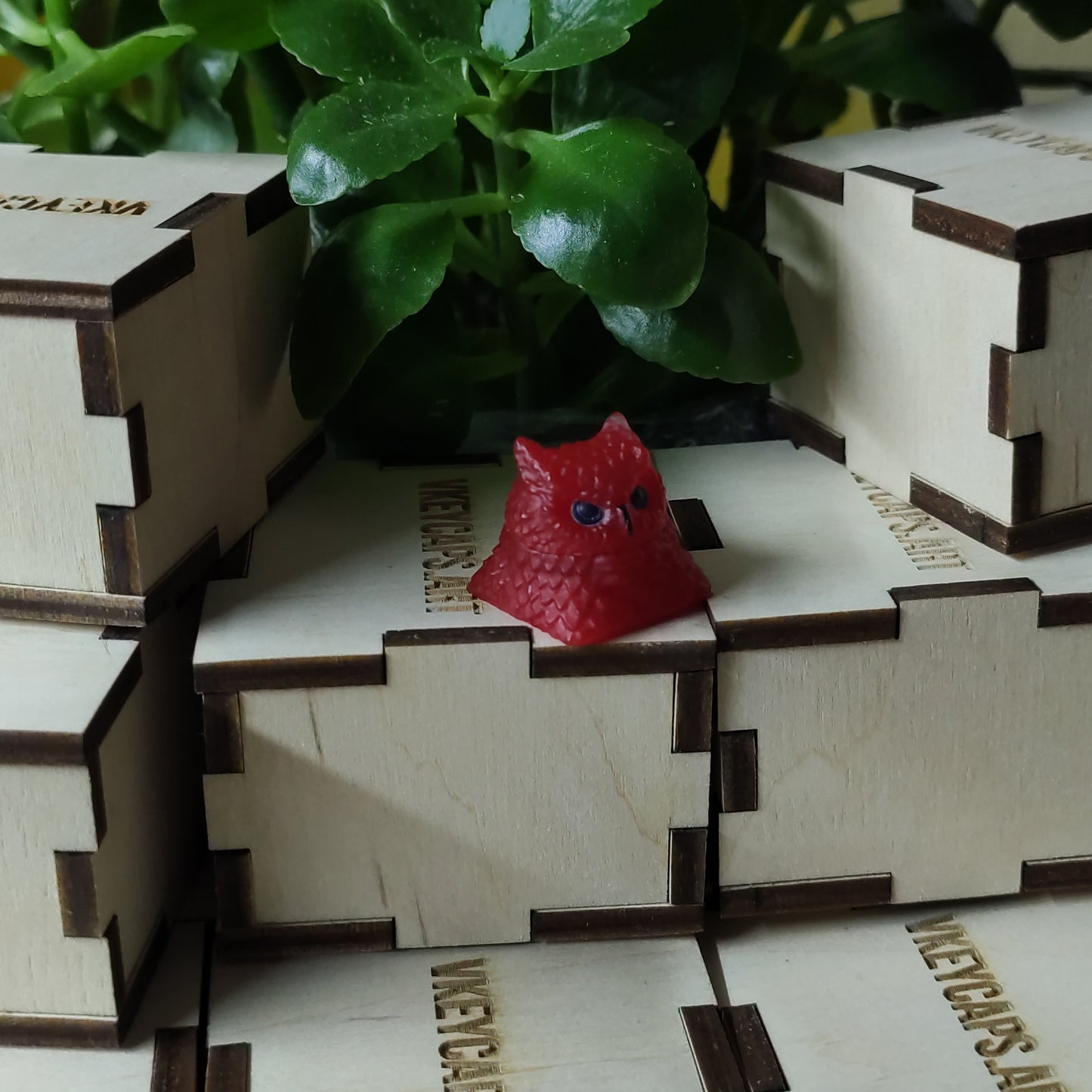 Owl artisan keycap #64