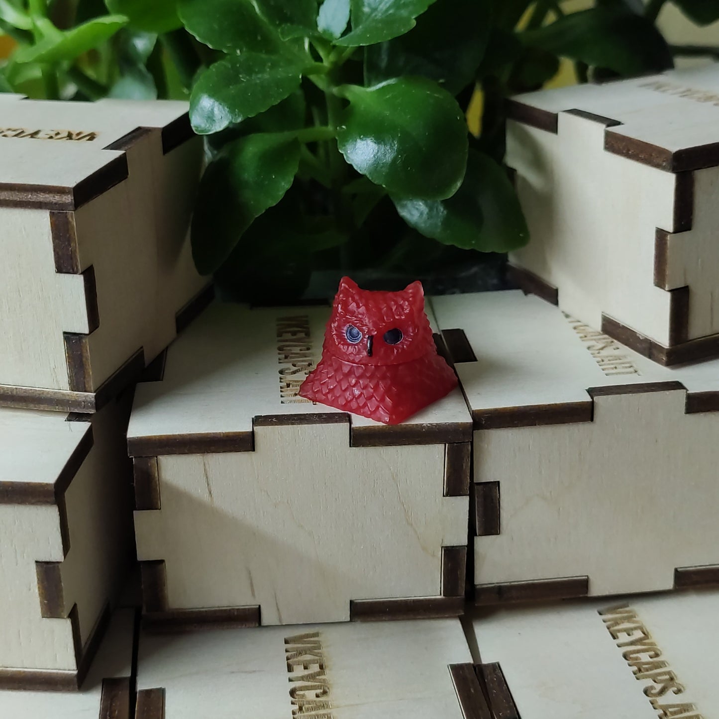 Owl artisan keycap #64