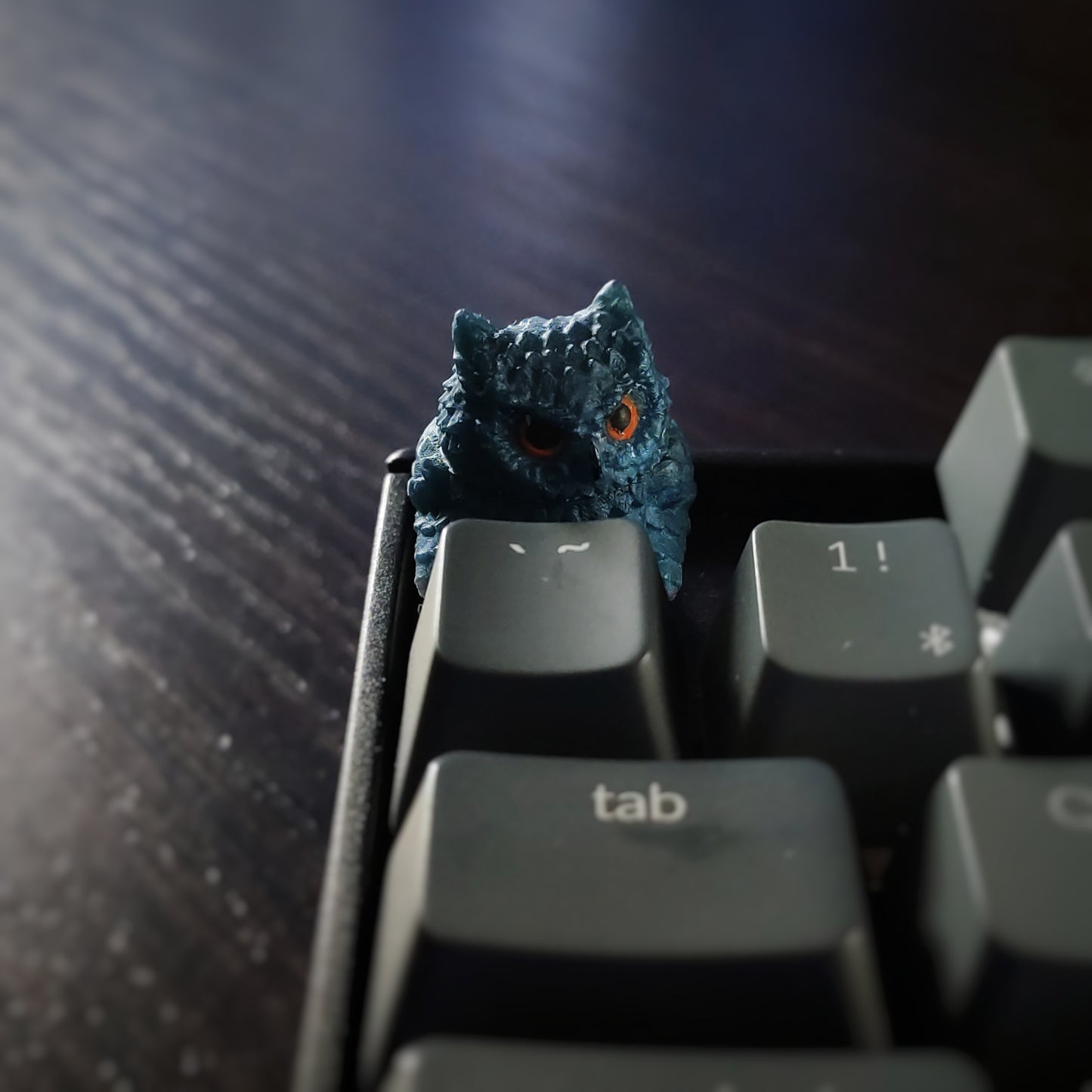 Owl artisan keycap #44