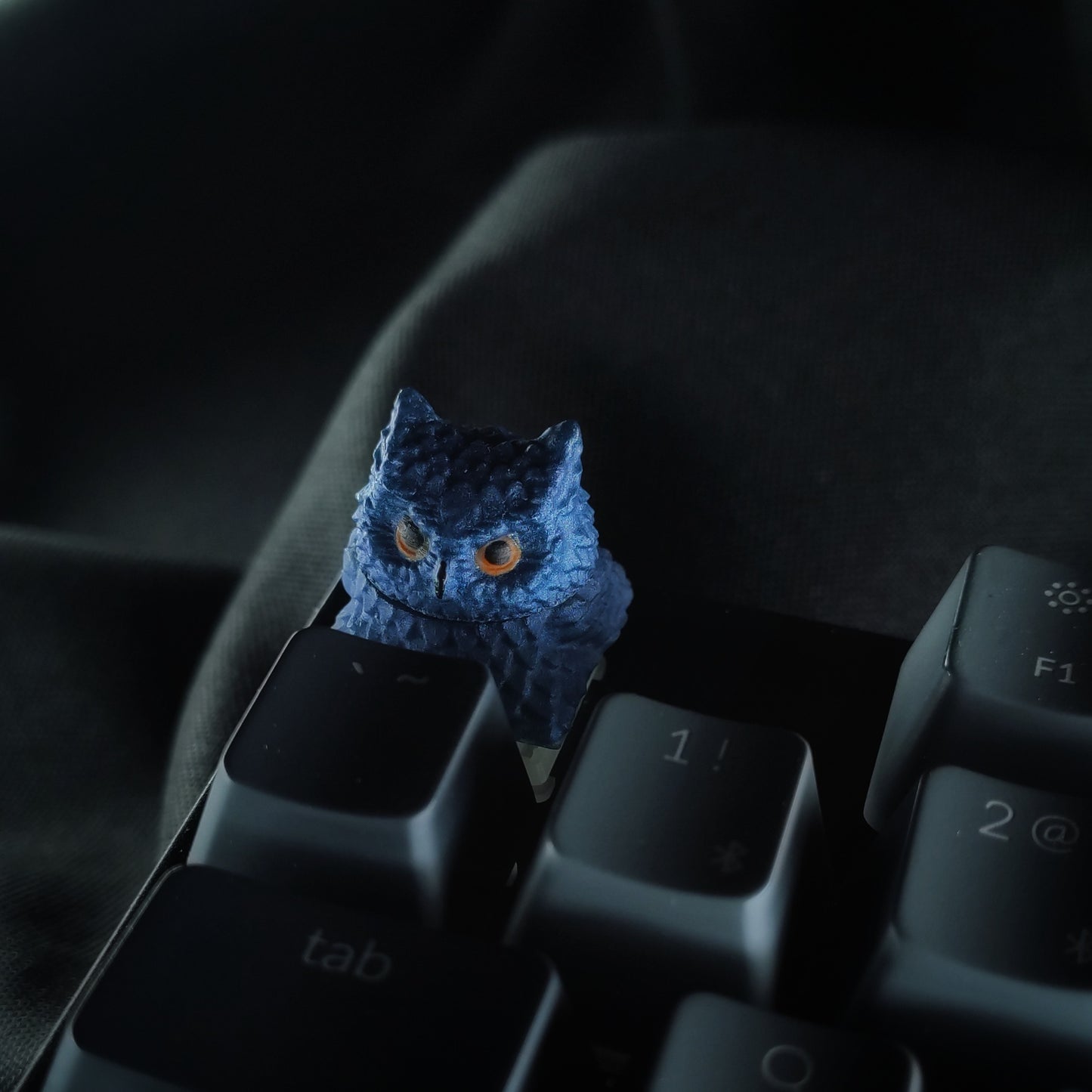 Owl artisan keycap #44