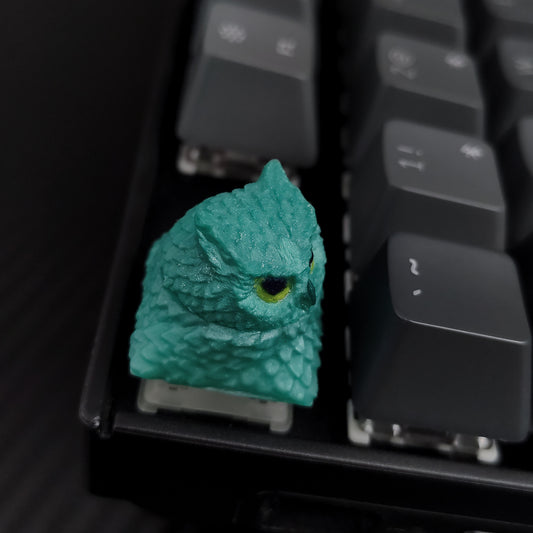 Owl artisan keycap #25