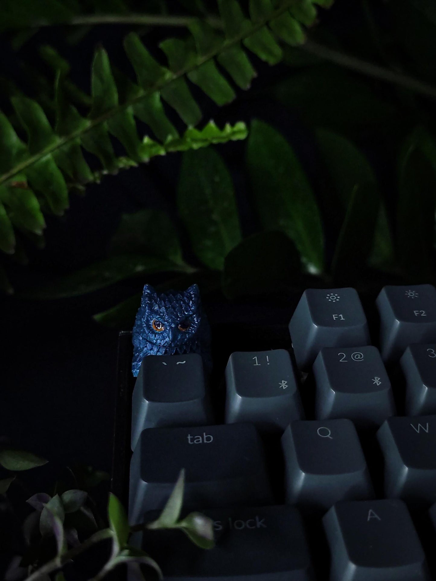 Owl artisan keycap #44