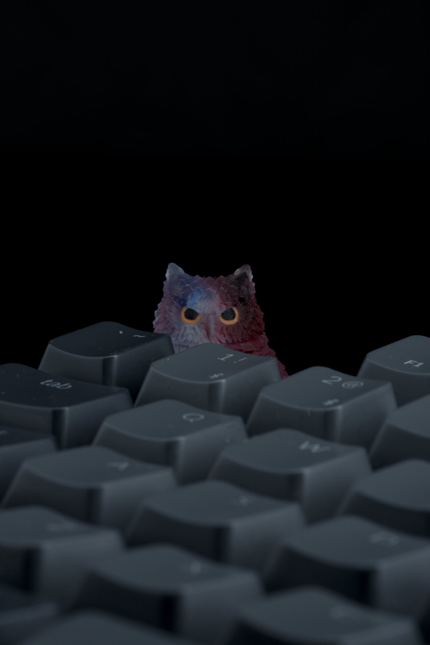 Owl artisan keycap #101