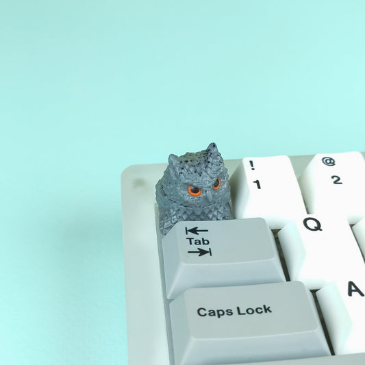 Owl artisan keycap #82