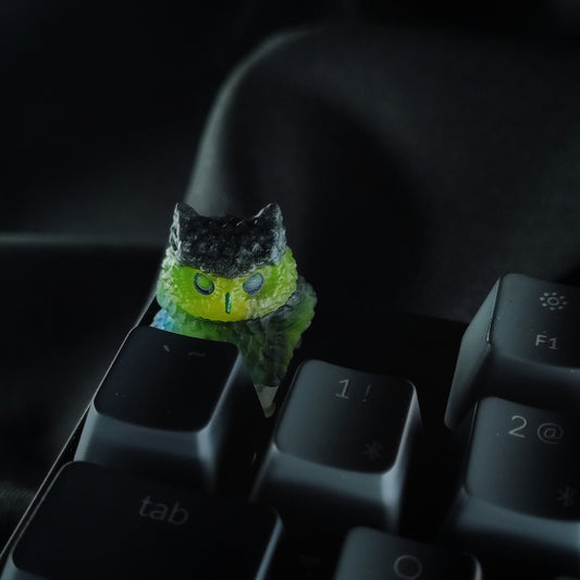 Owl artisan keycap #76