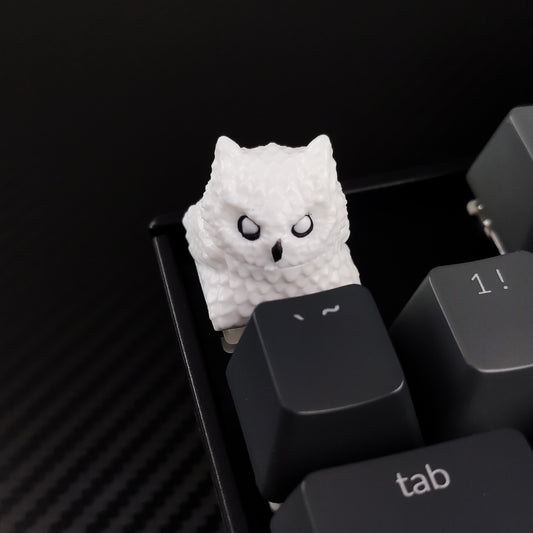 Owl artisan keycap #36