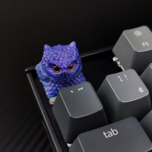 Owl artisan keycap #53